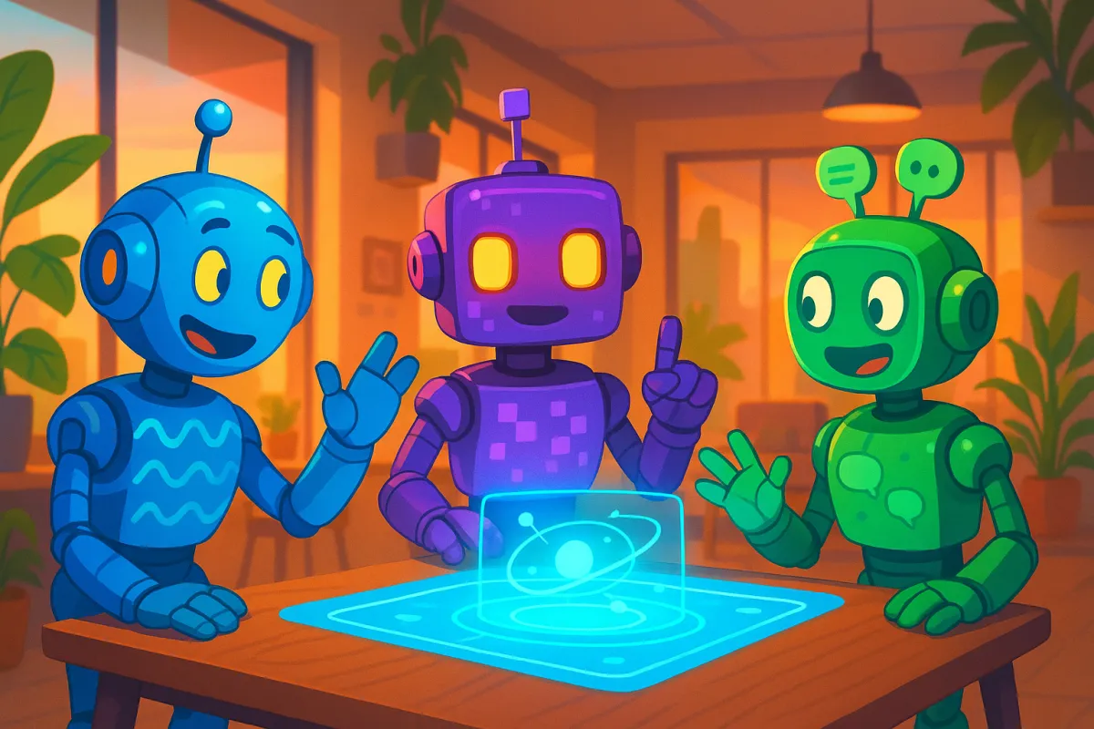 Wenn KIs reden: Drei AI-Agenten diskutieren die Zukunft von GnextD